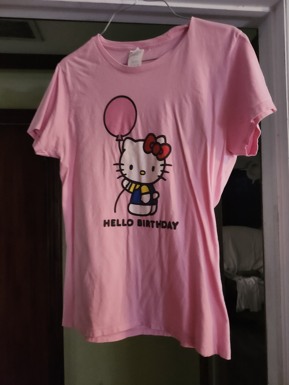 Hello Kitty Pink "Hello Birthday" Kids T-Shirt